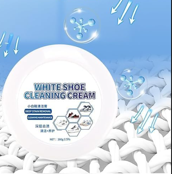 كريم تنظيف الأحذية البيضاء: سر لمعان حذاءك!